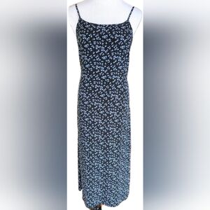 Brandy Melville Paulina Dress Ditsy Floral Strappy Midi Tie Backs One Size Italy